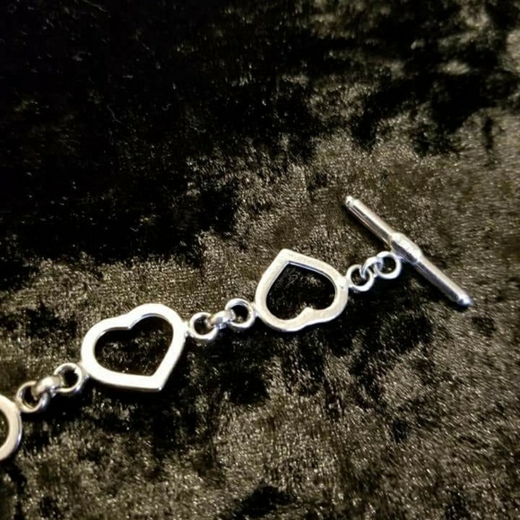 Sterling Silver Heart Bracelet - Picture 4 of 4